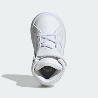 Foto 4 | Foto 4 | Tenis Adidas Grand Court Mid Kids Adidas Blanco Niños