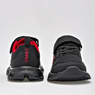 Foto 4 | Foto 4 | Charly Tenis Urbano Para Niño Negro Hasta Agotar Existencia Walking Importado Agujeta Elastica