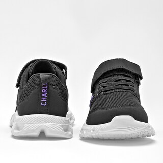 Foto 4 | Foto 4 | Charly Tenis Urbano Para Niño Negro Morado Hasta Agotar Existencia Importado Walking Agujeta Elastica