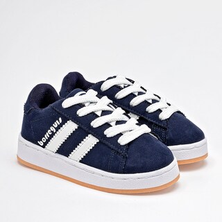 Foto 2 | Foto 2 | Tenis Casuales Borreguis  Para Niño Azul Marino