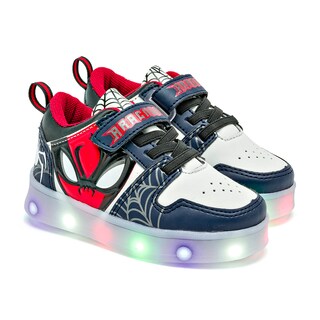 Foto 2 | Foto 2 | Space Boys Tenis Urbano Para Niño Blanco Multicolor Con Luces Agujeta Elastica