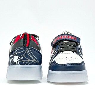 Foto 4 | Foto 4 | Space Boys Tenis Urbano Para Niño Blanco Multicolor Con Luces Agujeta Elastica