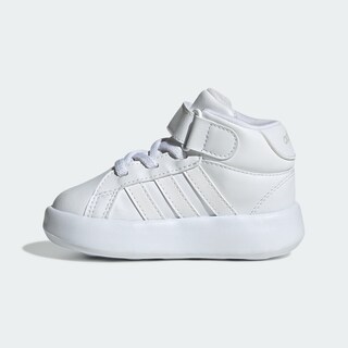 Foto 3 | Foto 3 | Tenis Adidas Grand Court Mid Kids Adidas Blanco Niños
