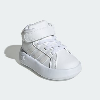 Foto 6 | Foto 6 | Tenis Adidas Grand Court Mid Kids Adidas Blanco Niños