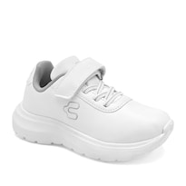 Charly Tenis Deportivo Para Niño Blanco  Importado  Running  Hasta Agotar Existencia  Agujeta Elastica