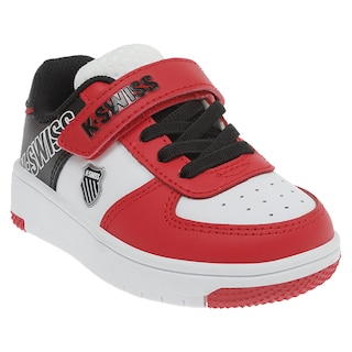 Foto 1 | Foto 1 | Tenis K-Swiss Salt 2 color Blanco y Rojo Infantil