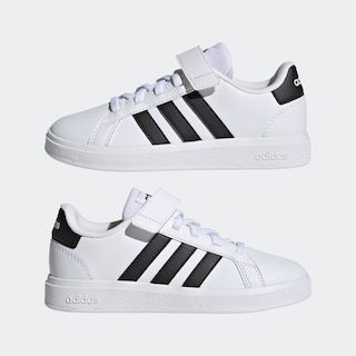 Foto 8 | Foto 8 | Tenis Adidas Grand Court Blancos para Niño