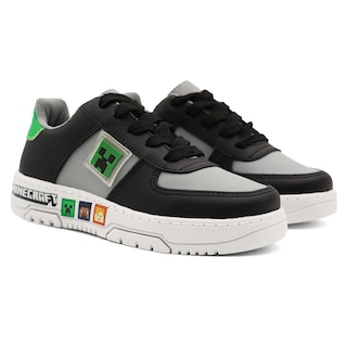 Foto 5 | Foto 5 | Tenis Minecraft Creeper Negro con Gris para Niño