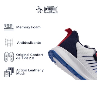 Foto 5 | Foto 5 | Tenis Sport Original Penguin Style Rocko Blanco Para Niño
