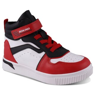 Foto 1 | Foto 1 | Tenis Bota Urbano Rokino 3424 Color Blanco/rojo Para Niño