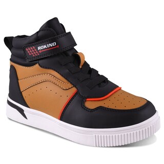 Foto 1 | Foto 1 | Tenis Bota Urbano Rokino 3424 Color Negro/ocre Para Niño
