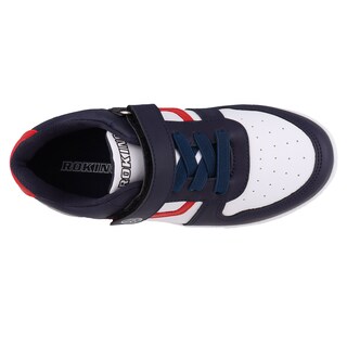 Foto 4 | Foto 4 | Tenis Choclo Casual Rokino 2451 Color Marino/blanco Para Niño