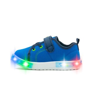 Foto 6 | Foto 6 | Tenis Bubble Gummers Tren I Para Niño Luces Ajuste Velcro Azul Marino