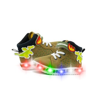 Foto 2 | Foto 2 | Tenis Bota Luces Para Niños Bubble Gummers Trueno I Verde Verde