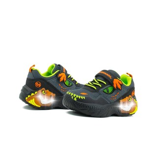 Foto 3 | Foto 3 | Tenis Bubble Gummers Tiranosaurio Para Niño Con Luces Velcro Cafe