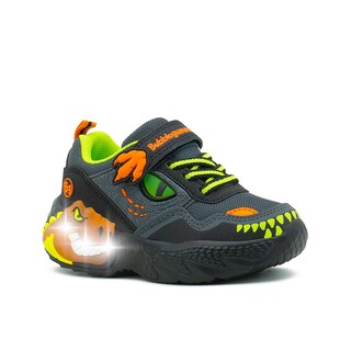 Foto 5 | Foto 5 | Tenis Bubble Gummers Tiranosaurio Para Niño Con Luces Velcro Cafe