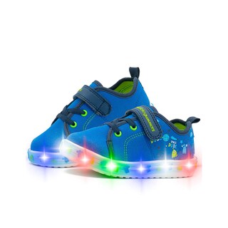 Foto 1 | Foto 1 | Tenis Bubble Gummers Tren I Para Niño Luces Ajuste Velcro Azul Marino
