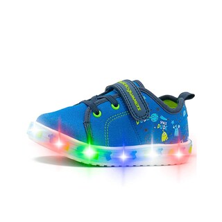 Foto 4 | Foto 4 | Tenis Bubble Gummers Tren I Para Niño Luces Ajuste Velcro Azul Marino