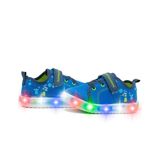 Foto 3 | Foto 3 | Tenis Bubble Gummers Tren I Para Niño Luces Ajuste Velcro Azul Marino