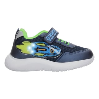 Foto 1 | Foto 1 | Tenis Niño Toddler Vavito Rocket Azul Marino Casual Cómodo Deportivo Sports Cintas Velcro Ajustable Verde