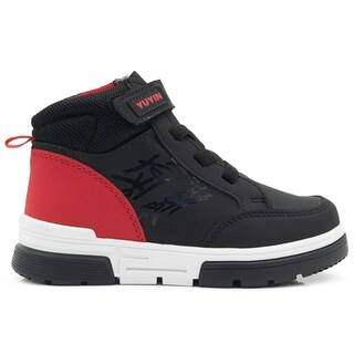 Foto 5 | Foto 5 | Tenis Bota Niño Yuyin Color Negro Ligeros Antiderrapante Negro