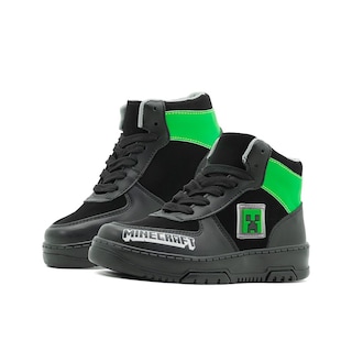 Foto 1 | Foto 1 | Tenis Bota Yuyin Casuales Para Niño Minecraft Creeper Negro