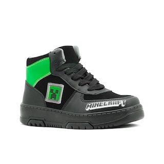 Foto 4 | Foto 4 | Tenis Bota Yuyin Casuales Para Niño Minecraft Creeper Negro