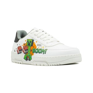 Foto 4 | Foto 4 | Choclo Yuyin Tenis Niño Minecraft Boom Blanco Antiderrapante Blanco