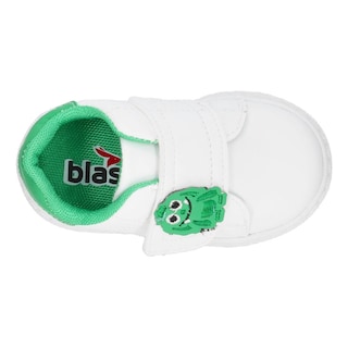 Foto 7 | Foto 7 | Tenis Blasito Blanco Y Verde Para Niño Infantil Cómodo Con Velcro Escolar Verde