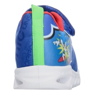 Foto 7 | Foto 7 | Tenis Niño Sonic Azul Casual Ligero Suela Luces Led Videojuego Caricatura Cintas Velcro Ajustable Azul