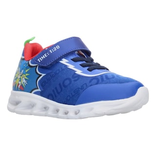 Foto 2 | Foto 2 | Tenis Niño Sonic Azul Casual Ligero Suela Luces Led Videojuego Caricatura Cintas Velcro Ajustable Azul