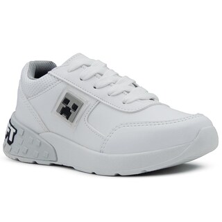 Foto 3 | Foto 3 | Tenis De Minecraft Escolar Blanco Para Niño Videojuego Blanco