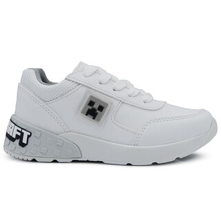 Foto 5 | Foto 5 | Tenis De Minecraft Escolar Blanco Para Niño Videojuego Blanco