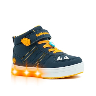 Foto 1 | Foto 1 | Tenis Bubble Gummers Triceratops Para Niño Con Luces Velcro Azul Marino