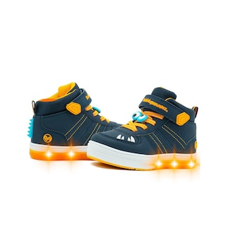 Foto 3 | Foto 3 | Tenis Bubble Gummers Triceratops Para Niño Con Luces Velcro Azul Marino