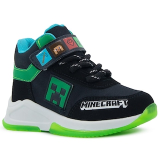 Foto 3 | Foto 3 | Tenis Para Niño Videojuego Minecraft Creeper Antiderrapante Negro