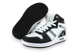 Tenis Casual Negro Blanco Infantil Shacktar Newk