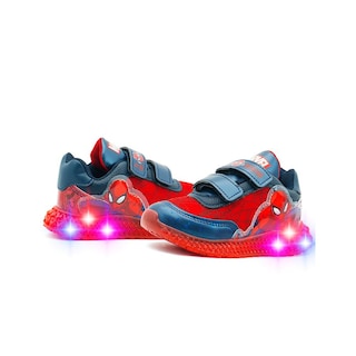 Foto 2 | Foto 2 | Tenis Con Imaginación Para Niños Spider-man Con Luces Casual Azul Marino