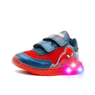 Foto 3 | Foto 3 | Tenis Con Imaginación Para Niños Spider-man Con Luces Casual Azul Marino