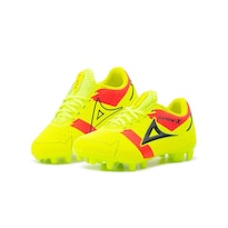 Tenis Tachos Pirma Para Niño Futbol Soccer Amarillo Neon Amarillo