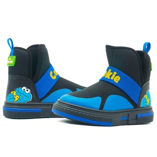 Foto 2 | Foto 2 | Tenis Bota Para Niño Plaza Sesamo Come Galletas Elastico Azul