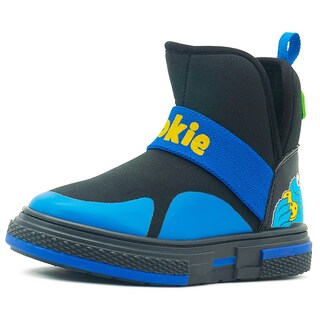 Foto 3 | Foto 3 | Tenis Bota Para Niño Plaza Sesamo Come Galletas Elastico Azul