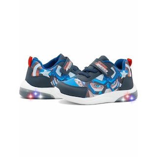 Foto 3 | Foto 3 | Tenis Tropicana Con Luces Para Niño Capitán América Ajuste Contactel Azul Azul