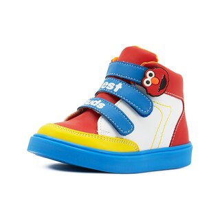 Foto 3 | Foto 3 | Tenis Bota Niño Karsten Plaza Sesamo Elmo Antiderrapante Azul