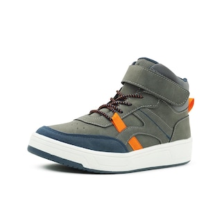 Foto 3 | Foto 3 | Roddyck Niño Tenis Bota Gris Casual Antiderrapante Velcro Gris Oscuro