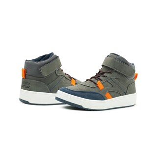 Foto 2 | Foto 2 | Roddyck Niño Tenis Bota Gris Casual Antiderrapante Velcro Gris Oscuro