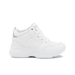 Tenis Bota Escolar Para Niño Karsten Running Antiderrapante Blanco