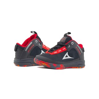 Foto 2 | Foto 2 | Tenis Pirma Básquetbol Para Niño Deportivos Negro/plata/rojo Negro