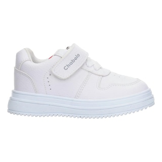 Foto 1 | Foto 1 | Tenis Niño Escolar Colegio Marca Chabelo Color Blanco Etiqueta Roja En Lengüeta Infantil Infante Jun Blanco