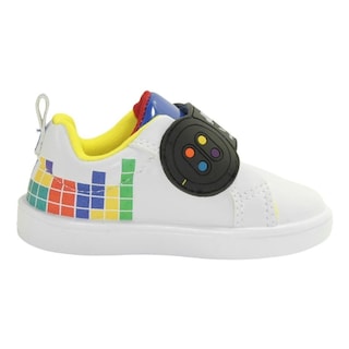 Foto 4 | Foto 4 | Tenis Gamer Velcro Niño Bubble Gummers Mike Bco/rey 14-19 Blanco